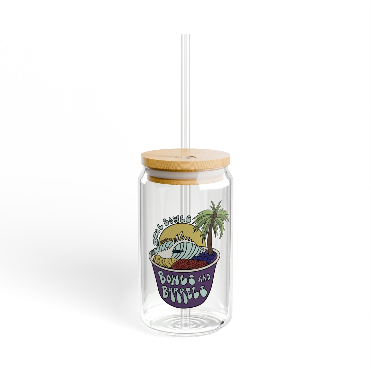Bowls & Barrels Sipper Glass, 16oz
