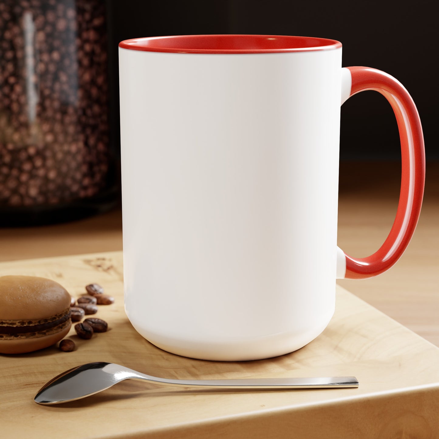 Sun Logo Two-Tone Coffee Mugs, 15oz