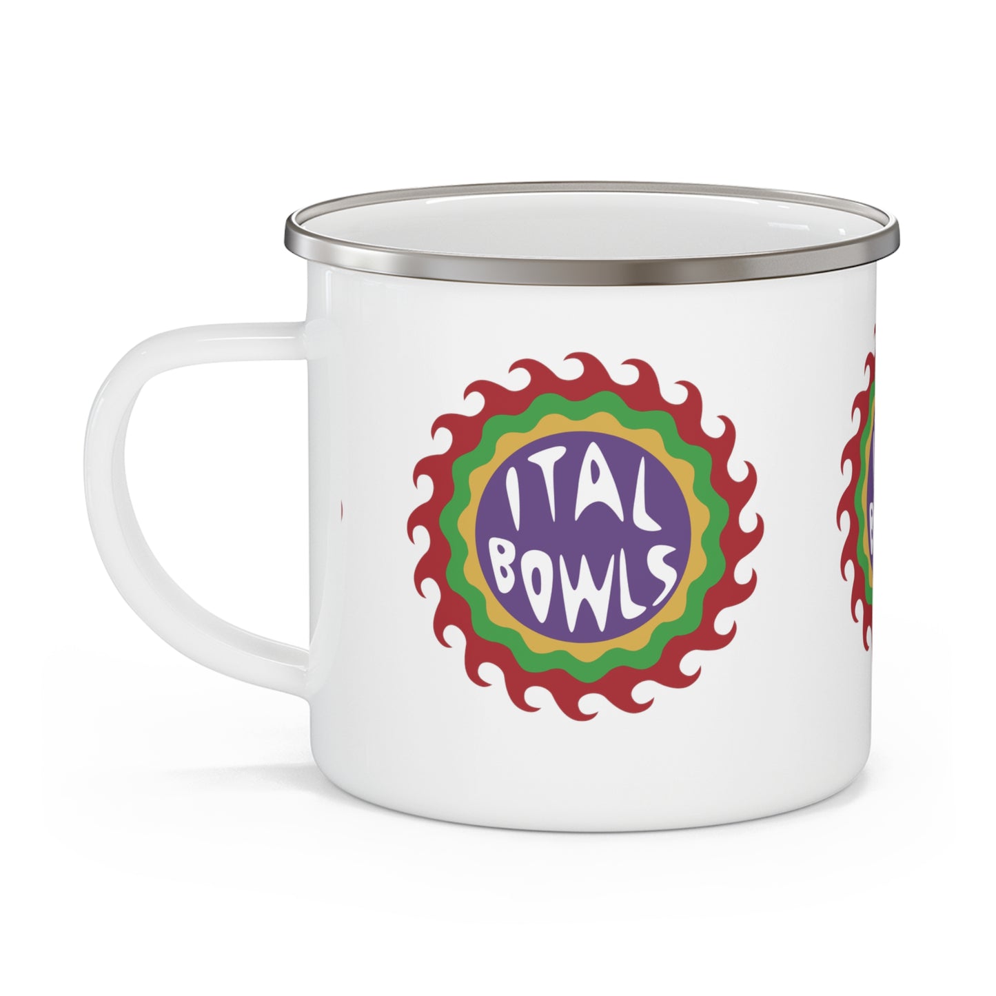 Sun Logo Camping Mug
