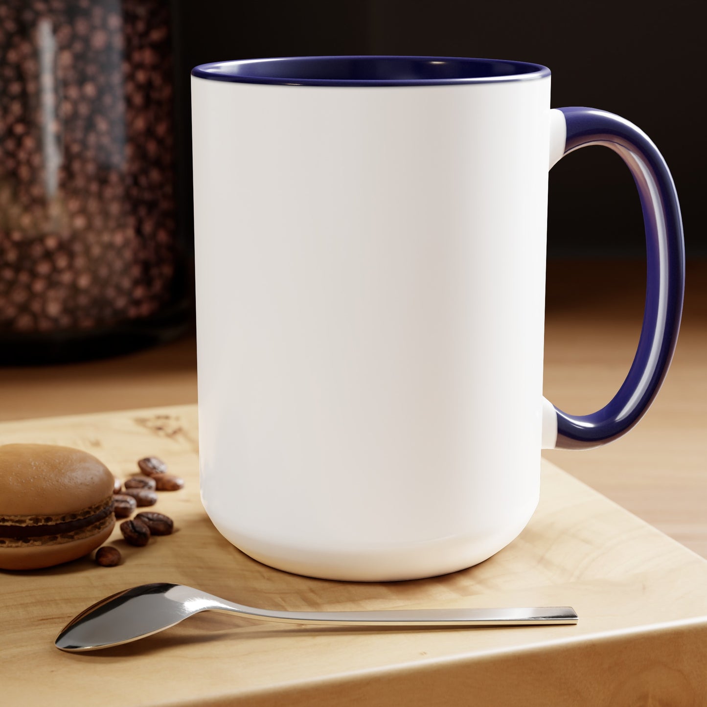 Sun Logo Two-Tone Coffee Mugs, 15oz