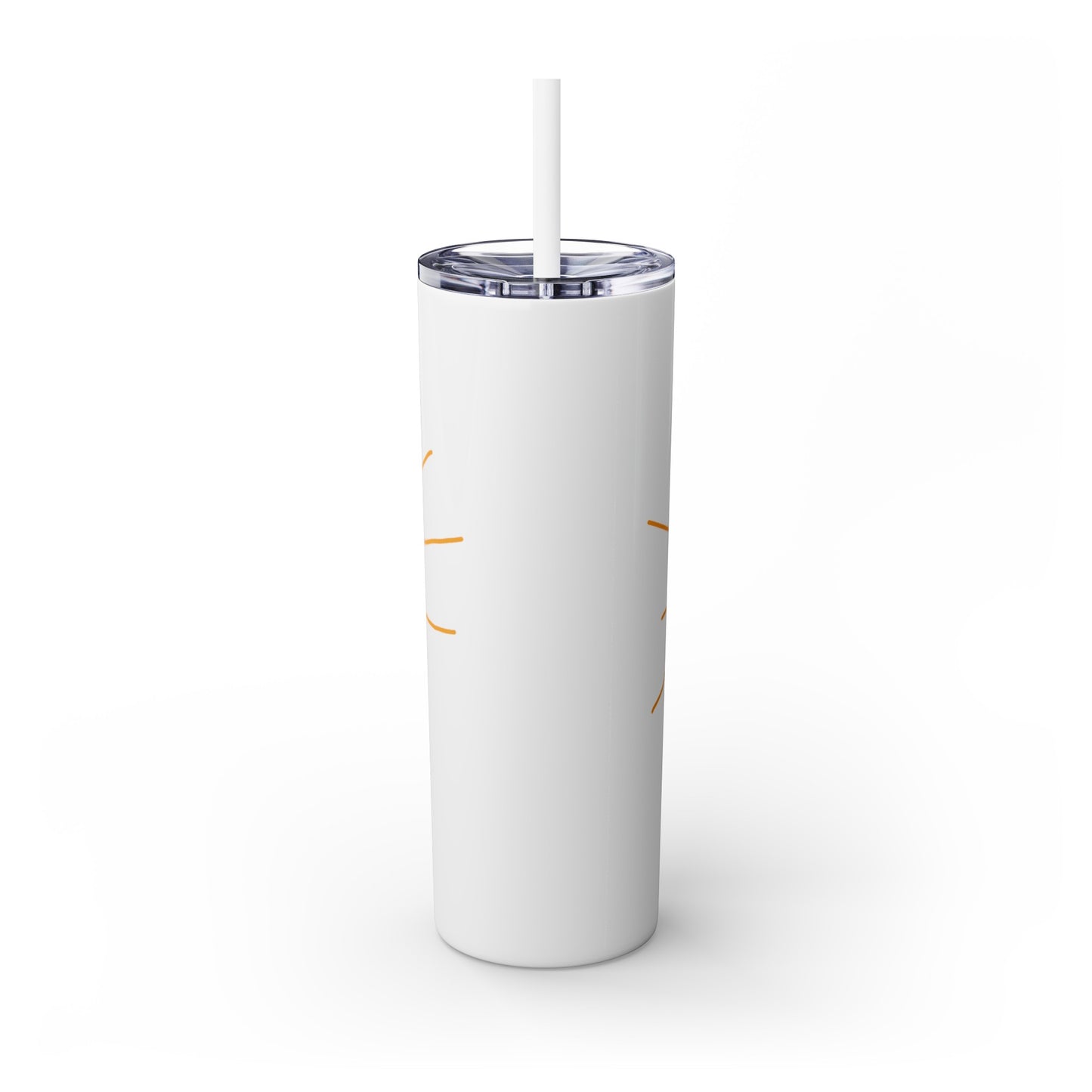 Banana Logo Skinny Tumbler with Straw, 20oz