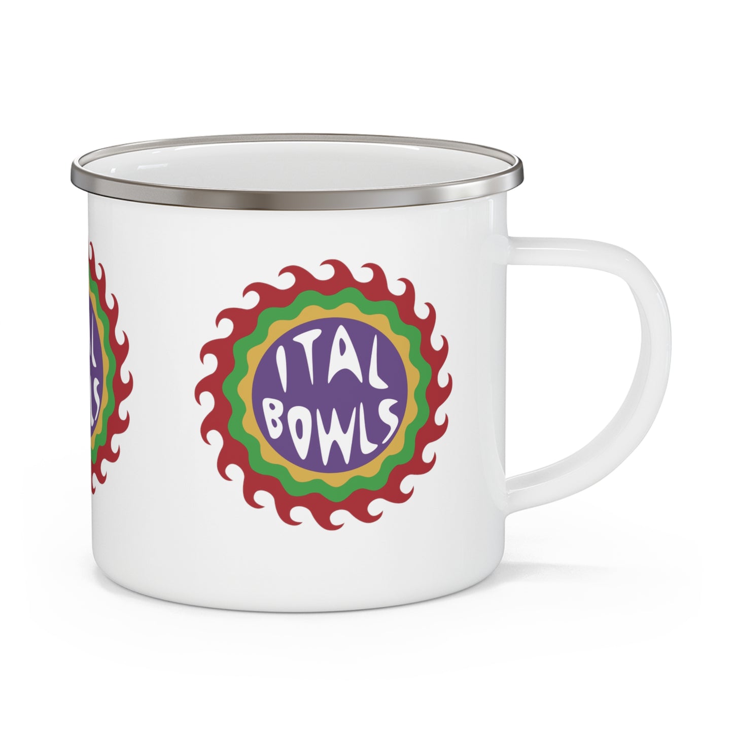 Sun Logo Camping Mug