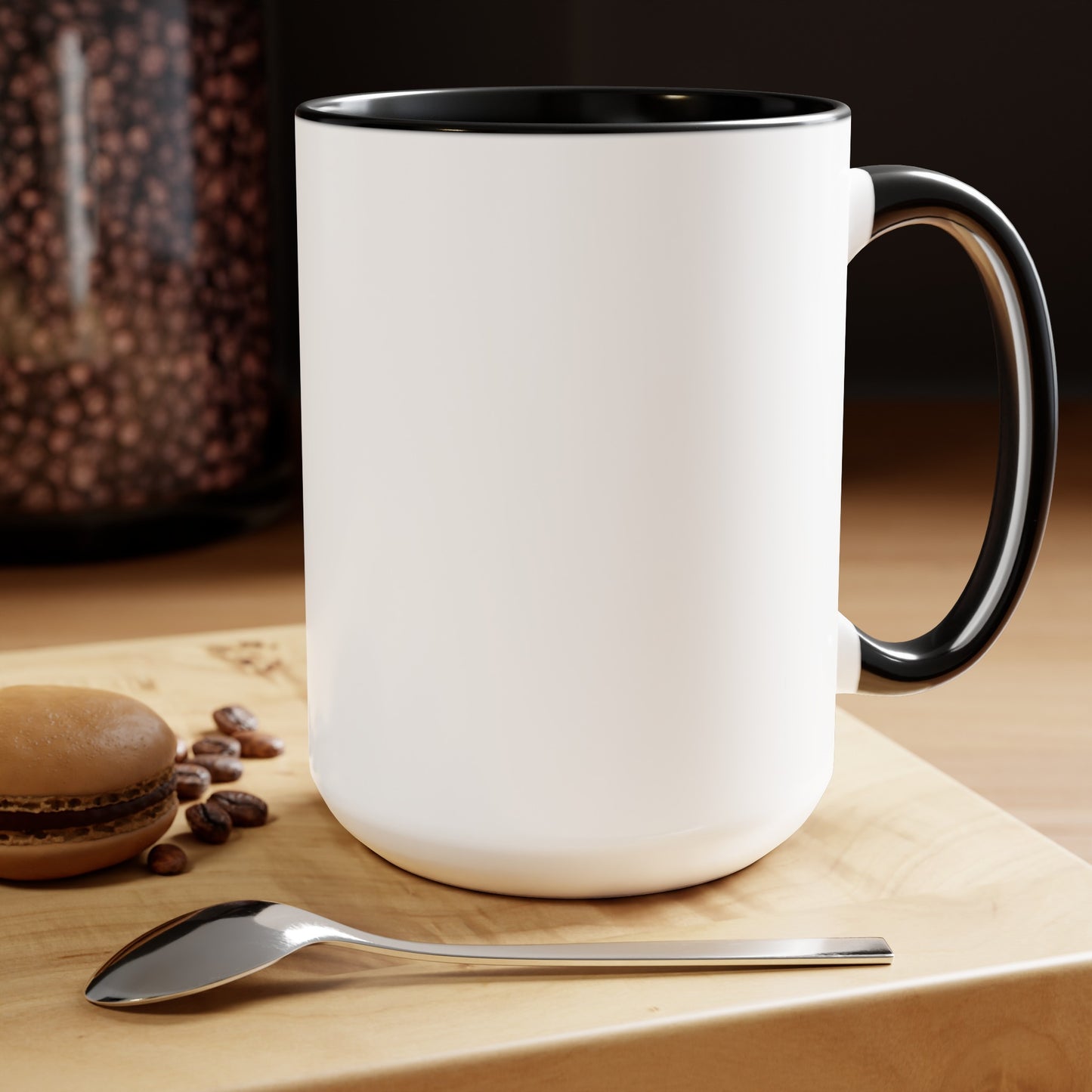 Sun Logo Two-Tone Coffee Mugs, 15oz