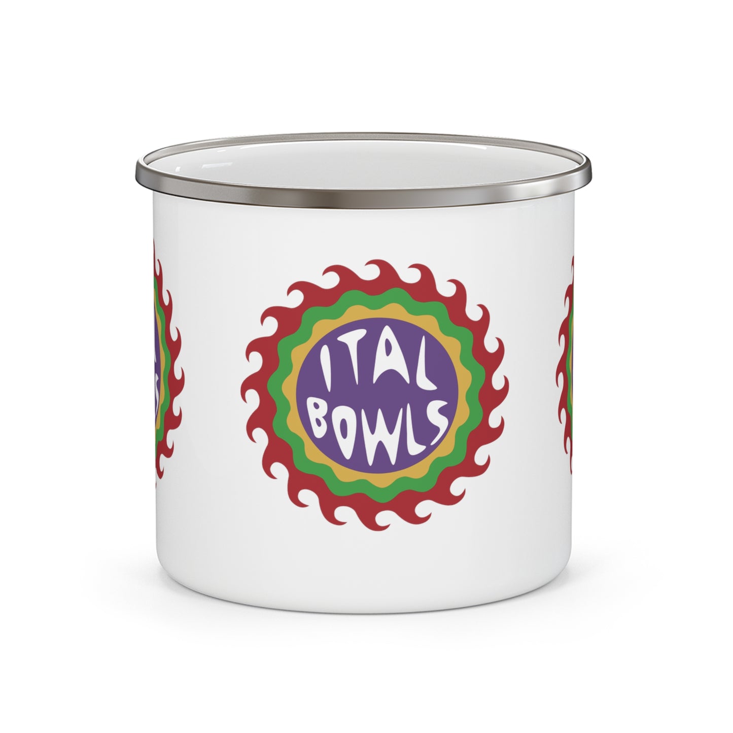 Sun Logo Camping Mug