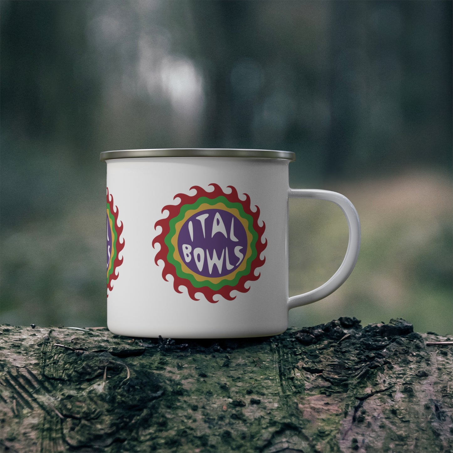 Sun Logo Camping Mug