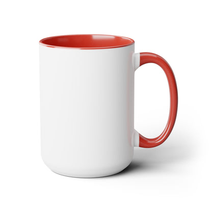 Sun Logo Two-Tone Coffee Mugs, 15oz